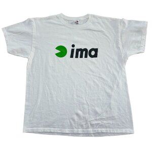 IMA Fishing Tackle Graphic Tee White XL 100% Cotton Unisex